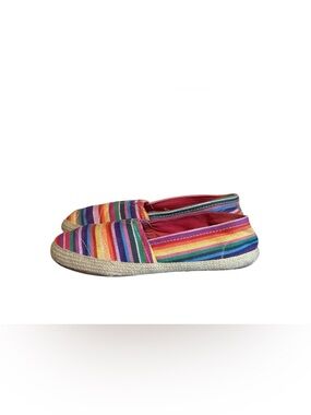MIA Rainbow Stripe Slip-On Shoes Women’s